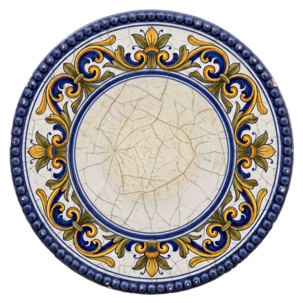 Ornament Teller Wandbild