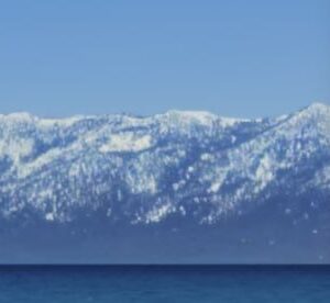Bergpanorama als Wandschild