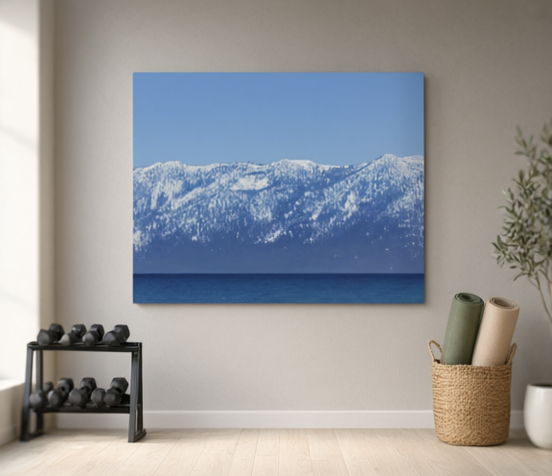 Wandschild Bergpanorama