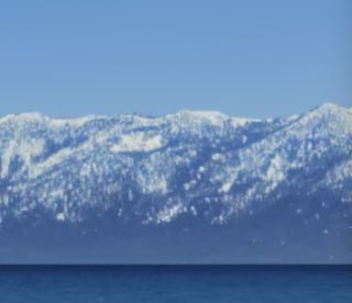 Bergpanorama als Wandschild
