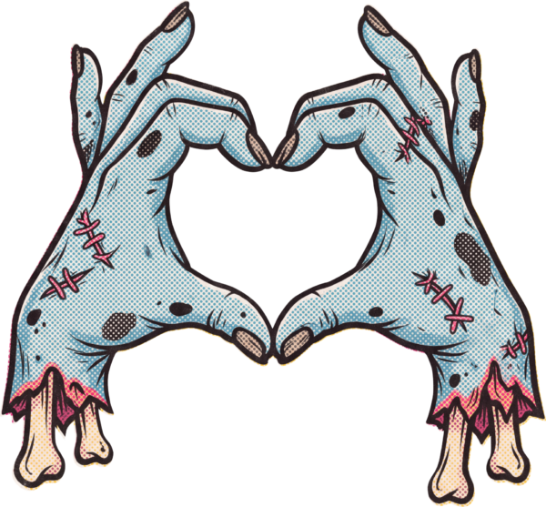 Handsheart – Kontur-Wandbild