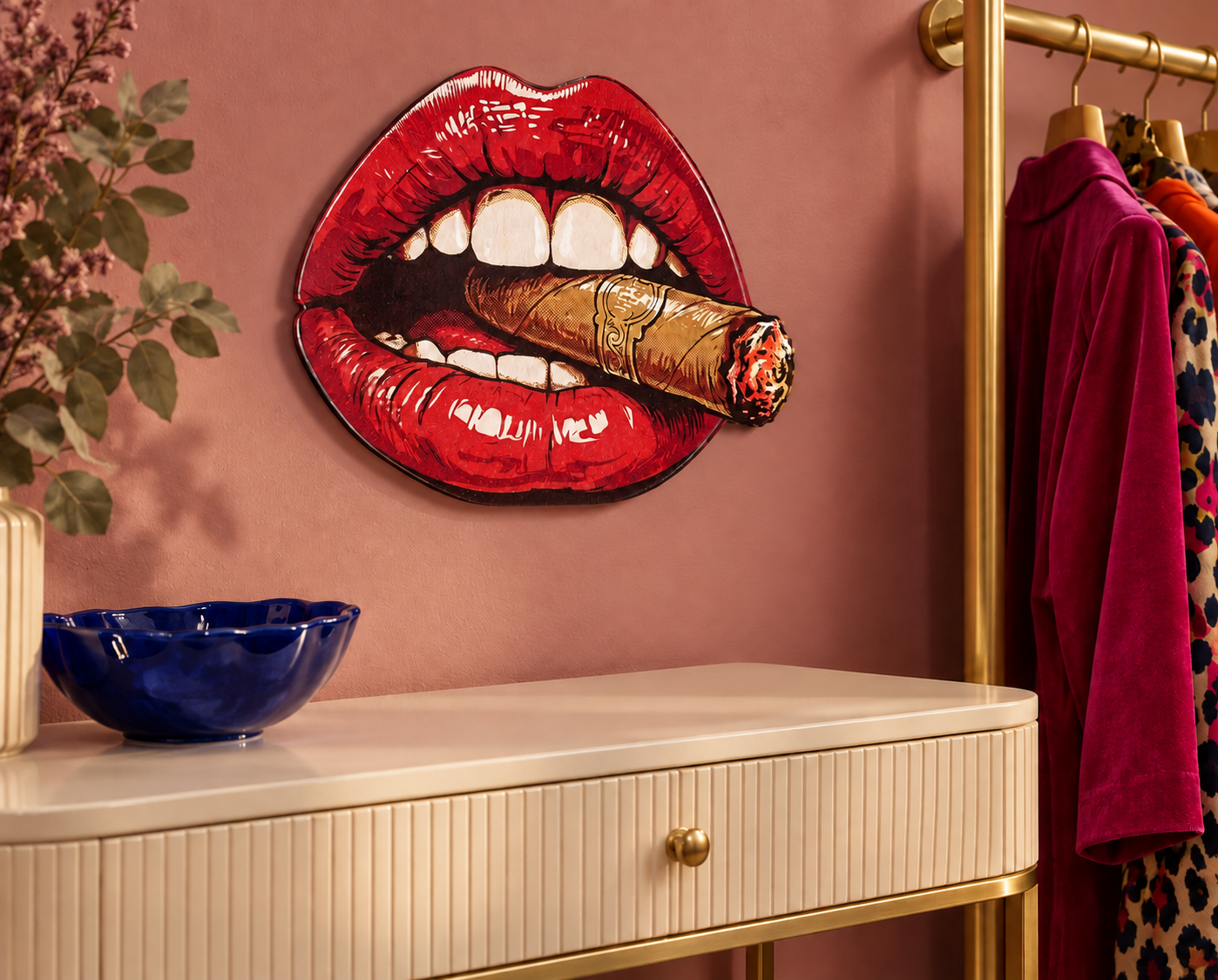 sexyMonteCristo Konturschild, 300 × 242 mm, Acryl, Boutique