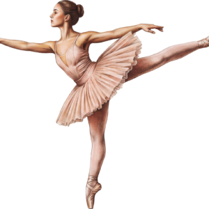 Ballerina posing