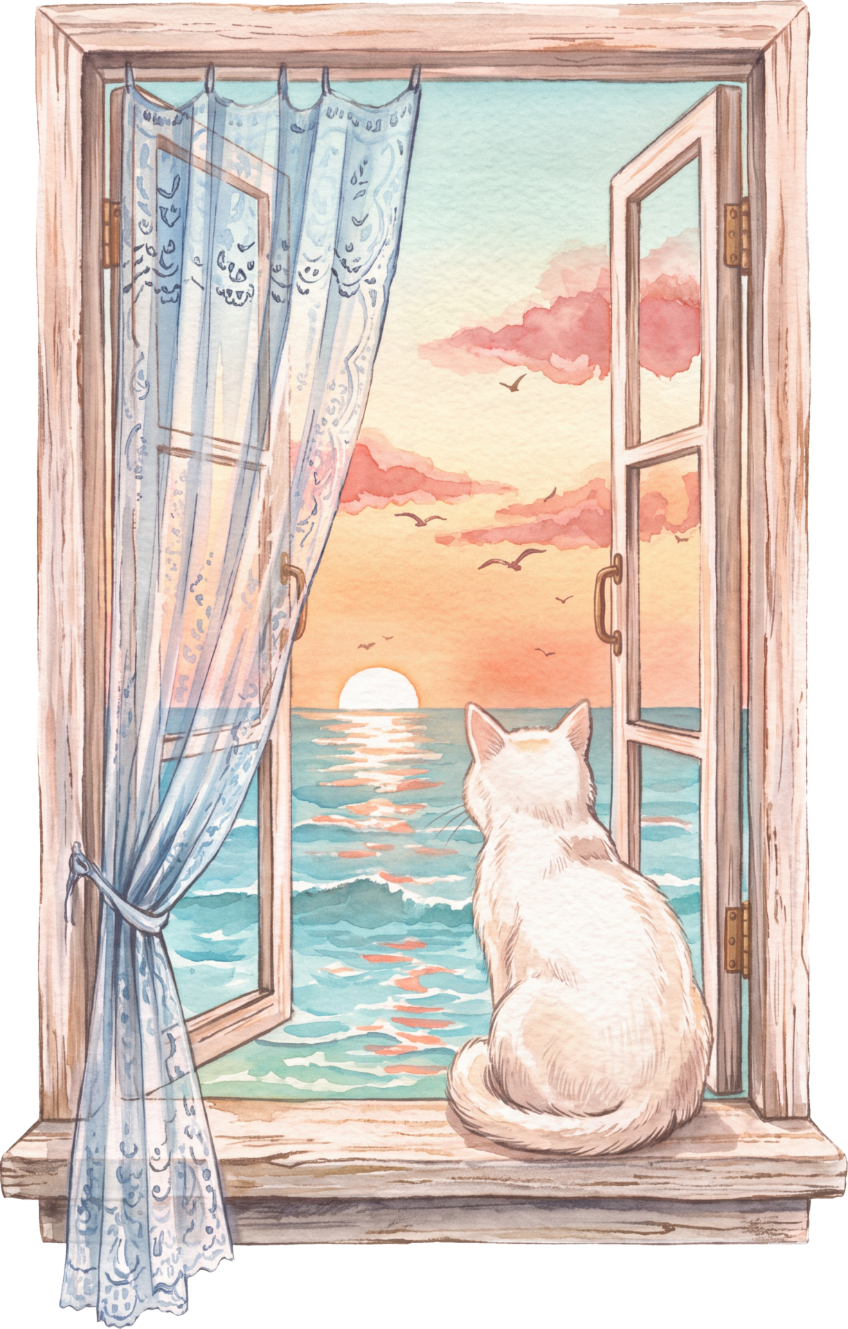 Katze im Fenster
