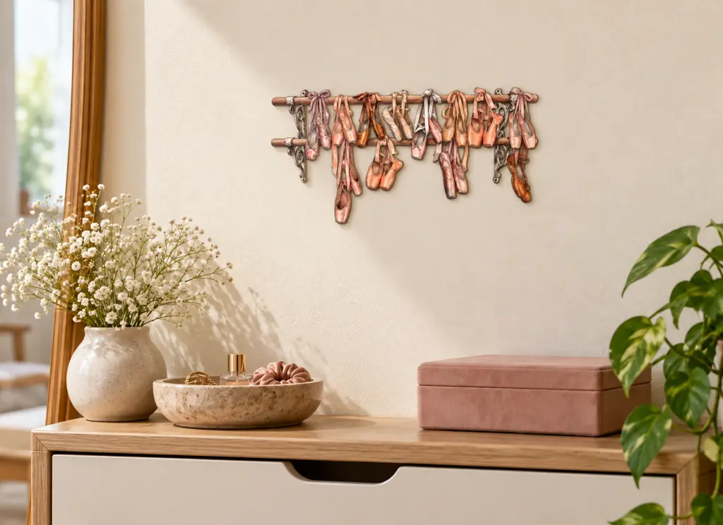 Ballettpause als Konturschild, 300 × 146 mm, Dibond, Nahaufnahme