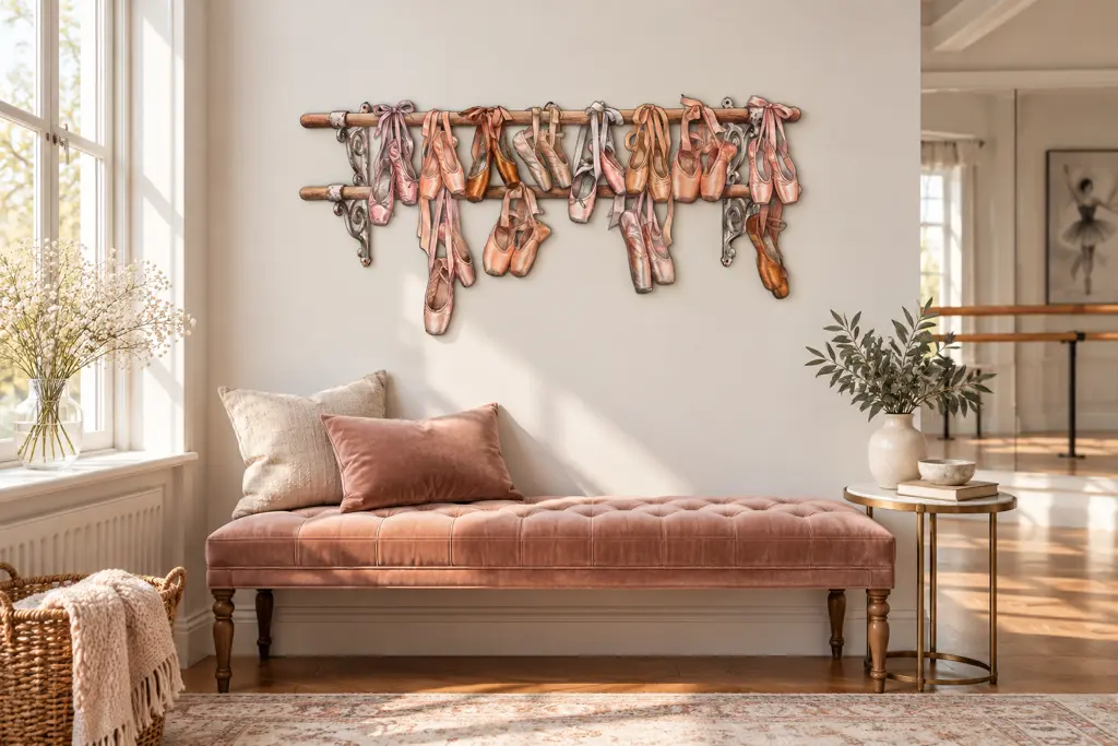 Ballettpause als Konturschild, 900 × 437 mm, Dibond, Totale